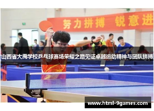 山西省大禹学校乒乓球赛场荣耀之路见证卓越运动精神与团队拼搏